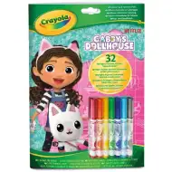 Crayola: Farby a aktivity - Gabiho bábikový domček s 7 fixkami