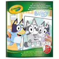 Crayola: Omaľovánka a nálepková knižka - Bluey