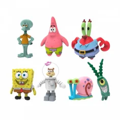 Craze Inkee: Vegán balíček kúpeľových bômb so zberateľskými figúrkami z rozprávky SpongeBob. obrázok 2