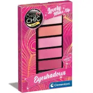 Crazy Chic: Lovely Make-Up pink power očné tiene 1 ks - Clementoni