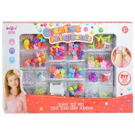 Creative StringBeads: Sada na výrobu šperkov s viac než 200 farebnými korálkami a príveskom snehuliaka