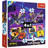 DC Comics: Batwheels 4 v 1 puzzle - Trefl