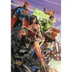 DC Comics: Liga spravodlivosti 1000 dielikové Compact puzzle 50x70cm - Clementoni obrázok 2