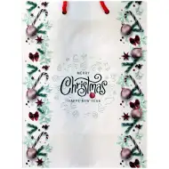 Darčeková taška s motívom Merry Christmas 17,5x22,5x9,5cm
