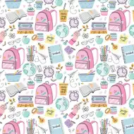 Darčekový papier s motívom učenia a zábavy 100x70 cm