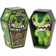 Deddy Bear Ex-Stink plyšový medvedík v rakve, 5. séria, 15 cm