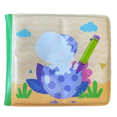 Detská kniha: Dinosaurie mäkká kniha na čmáranie 14x13cm obrázok 2