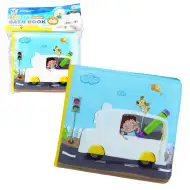 Detská kniha: Vozidlá mäkká kniha na čmáranie 14x13cm