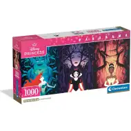 Disney+ - Disney princezné 1000-dielna panoramatická puzzle s plagátom - Clementoni