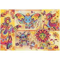 Disney+ - Klasické postavy 1000-dielne puzzle s plagátom - Clementoni obrázok 2