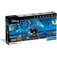 Disney+ - Mickey a Minnie čarovná noc 1000-dielne panoramatické puzzle s plagátom - Clementoni