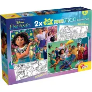 Disney Encanto 2 v 1 maxi 2x60 dielik puzzle a omaľovánka 50x35 cm - Lisciani