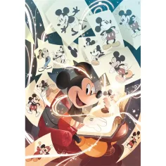 Disney: Mickey Mouse klasický 1000 dielikový Compact puzzle 50x70cm - Clementoni obrázok 2