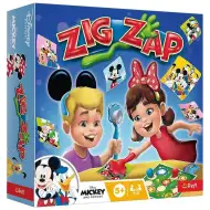Disney: Myšiak Mickey a priatelia Zig Zap spoločenská hra - Trefl
