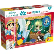 Disney Pinocchio 2 v 1 maxi 24-dielne puzzle a omaľovánka 70x50 cm – Lisciani