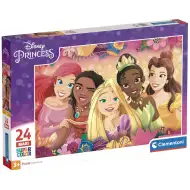 Disney+Princezné: Maxi Super Color Puzzle 24 dielov - Clementoni