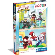 Disney Spidey 2x20 dielna Supercolor puzzle - Clementoni