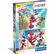 Disney Spidey 2x60 dielikové Supercolor puzzle - Clementoni