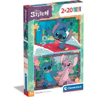 Disney Stitch 2x20 dielna Supercolor puzzle - Clementoni