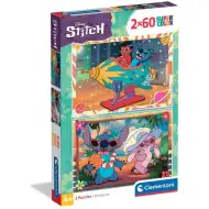 Disney Stitch 2x60ks Supercolor puzzle - Clementoni