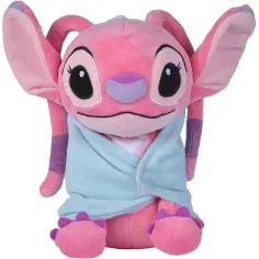 Disney Stitch Anjel plyšová figúrka s prikrývkou 25 cm - Simba Toys obrázok 2