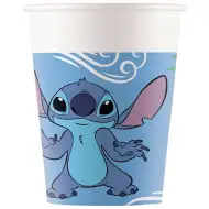 Disney+Stitch papierové poháre 8ks set 200ml