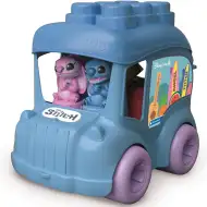 Disney Stitch školský autobus s mäkkými stavebnými kockami - Clementoni