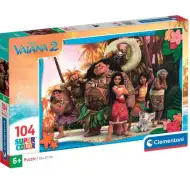 Disney+Vaiana 2 104-dielna Supercolor puzzle - Clementoni