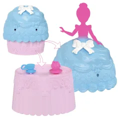 Disney princezné: Mini cupcake prekvapenie bábika 1 ks – Mattel obrázok 2