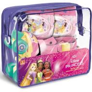 Disney princezné ružové kolieskové korčule s ochranným vybavením v veľkosti 22–29 - Mondo Toys