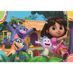 Dora objaviteľka 2x20 ks Supercolor puzzle - Clementoni obrázok 3