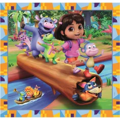 Dora objaviteľka 3x48 ks Supercolor puzzle - Clementoni obrázok 3