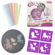 Dream Horse: Sada asfaltových kried s jednorožcovou šablónou