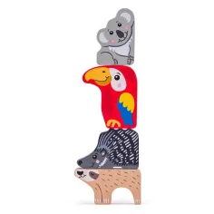 Drevené puzzle s motívom zvierat - Woodyland obrázok 5
