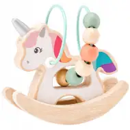 Drevený jednorožec guličková dráha - Woodyland
