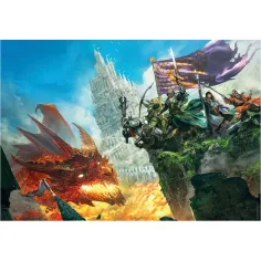 Dungeons & Dragons – Zem plameňov 500-dielne puzzle - Clementoni obrázok 2