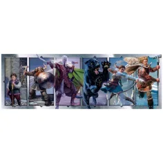 Dungeons & Dragons 1000-dielna panoramatická skladačka s plagátom - Clementoni obrázok 2