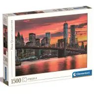 East River pri súmraku 1500 kusová HQC puzzle - Clementoni