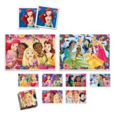 Edukit: Disney Princezné 4 v 1 hra zbierka - Clementoni obrázok 2