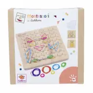 Eichhorn: Drevená Montessori geodoska – tvary, fantázia a rozvoj jemnej motoriky - Simba Toys