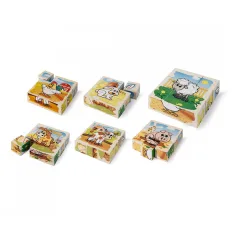 Eichhorn: Drevené skladačky – Puzzle s domácimi zvieratami pre najmenších - Simba Toys obrázok 2
