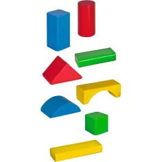 Eichhorn: Farebné drevené kocky, 50-dielna sada - Simba Toys obrázok 3
