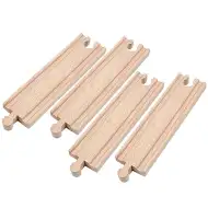 Rovné koľaje drevené 4ks