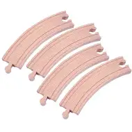 Príslušenstvo - dlhé zatáčky k drevenej vláčkodráhe