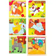 Obrázkové kocky Domáce zvieratká
