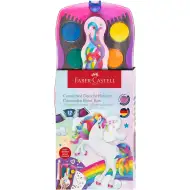 Faber-Castell: Connector 12-dielna sada vodových farieb so spojiteľnými paletami, s jednorožcom