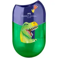Faber-Castell: Dinosauří strúhadlo – 2-otvorové, s nádobkou