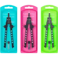 Faber-Castell: Grip Neo súprava kružidla s rýchlonastavením, rôzne druhy, 1 ks