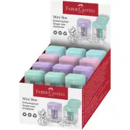 Faber-Castell: Orezávačka s plastovým zásobníkom v pastelových farbách 1 ks