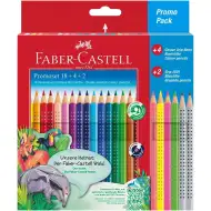 Faber-Castell: Sada farebných ceruziek Grip, balenie 18+6 ks